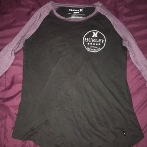 Hurley 3 quarter sleeve shirt